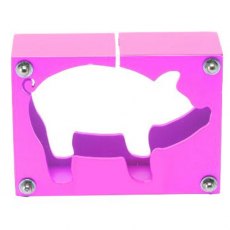 Moneybank Pig Spender Pink MDF & Acrylic
