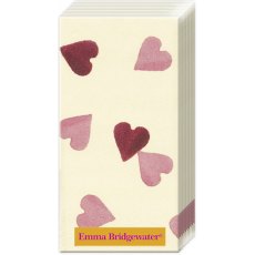 Emma Bridgewater 4Ply Tissues - Pink Hearts