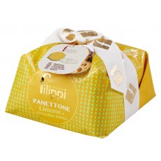 Filippi Panettone Limone e Cioccolato, with candied lemon peel and white chocolate drops 1kg