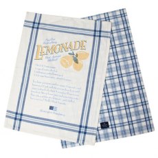 Country Living Kitchen Towel Set Blue Ch/Str 50x70