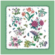 Botanic Garden Chintz Cotton Napkins Set Of 4