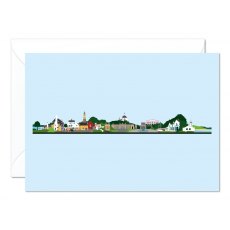 Going Places Portmeirion Skyline Greetings Card