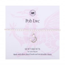 Carrie Elspeth Pob Lwc Sentiment Bracelet