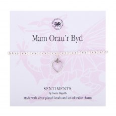 Mam Orau'r Byd Sentiment Bracelet