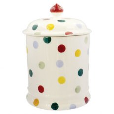 Polka Dot 2 Pint Plain Store Jar