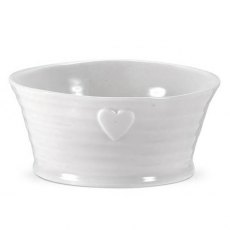 D/C   Sophie Conran Embossed Heart Bowl 4.5