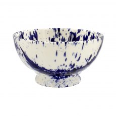 Blue Splatter French Bowl