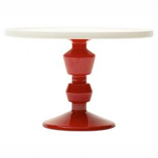 Cake Stand Medium Red