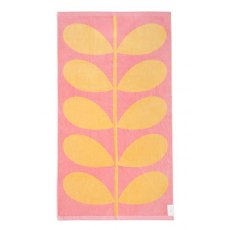 Orla Kiely Beach Towel - Sunlight & Bubblegum Stem