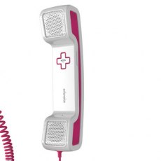 Epure Corded Handset Pink & White