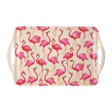 Sara Miller Flamingos Melamine Tray