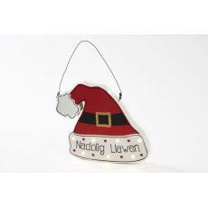 Welsh Christmas LED Santa Hat