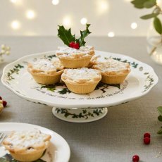 The Holly & The Ivy Pierced Footed Cake Plate