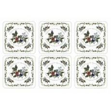 The Holly & The Ivy Coasters Set Of 6