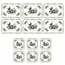 The Holly & Ivy Placemats / Free Coasters