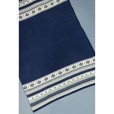 Navy Nordic Throw 125x150cm