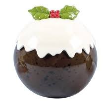 Christmas Pudding Cookie Jar