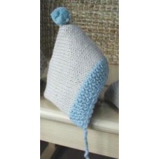 Pom Pom Bonnet Pale Blue