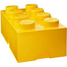 Lego Storage Brick 8 Yellow