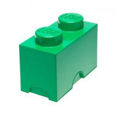 Lego Storage Brick 2 Green