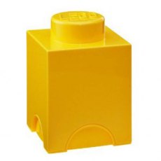 Lego Storage Brick 1 Yellow