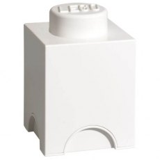 Lego Storage Brick 1 White