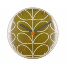 Orla Kiely Wall Clock Moss