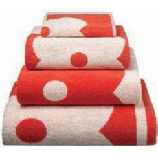 Orla Kiely Abacus Bath Towel - Tomato