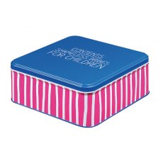 HJ Large Square Tin-Bribes For..