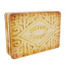 Rectangular Storage Tin Custard Cream