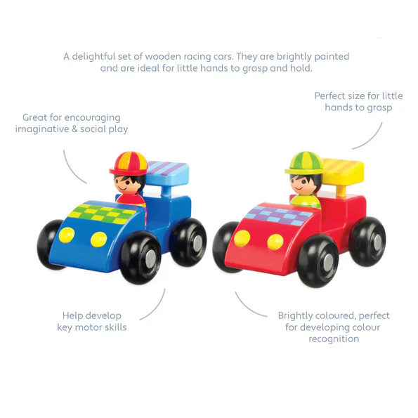 Orange Tree Toys Racing Car Set