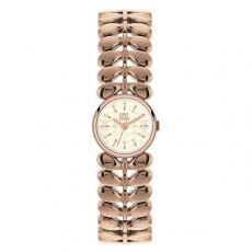 Orla Kiely Laurel Rose Gold Plated Watch