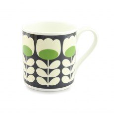 Orla Kiely Green Tulip Stem Quite Big Mug