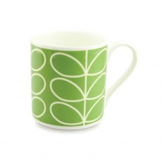 Orla Kiely Linear Stem Green Quite Big Mug