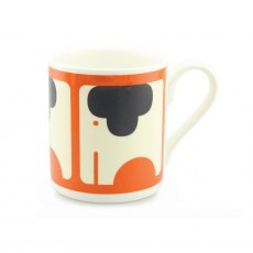 Orla Kiely Persimmon Elephant Mug