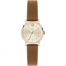 Orla Kiely Frankie Tan Leather Strap Watch
