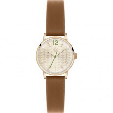 Orla Kiely Frankie Tan Leather Strap Watch