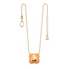 Orla Kiely Daisy Gold Plated Necklace Blush