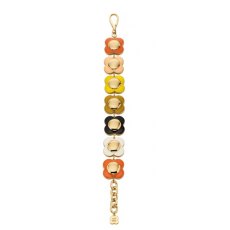 Orla Kiely Daisy Chain Gold Plated Bracelet Multi
