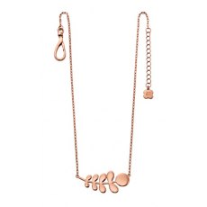 Orla Kiely Buddy Rose Gold Stem Pattern Necklace