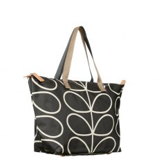 Orla Kiely Zip Shopper Liquorice