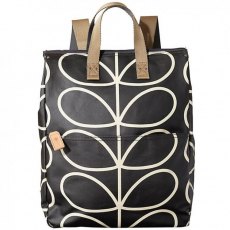 Orla Kiely Large Backpack Liquorice