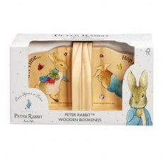 Peter Rabbit Wood Bookends