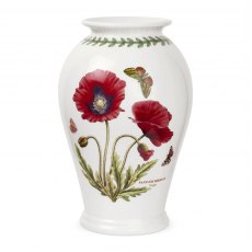 Botanic Garden Canton Vase POPPY 10inch