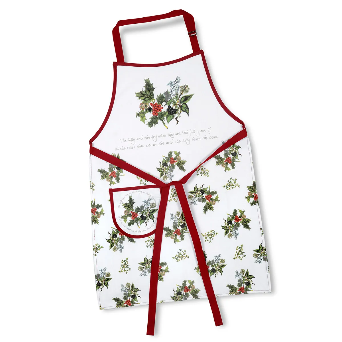 The Holly & The Ivy Cotton Apron