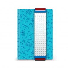 Lego Journal With Building Band-Blue