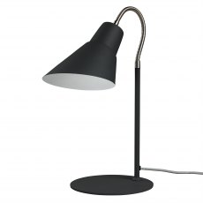 Jet Black Gooseneck Lamp