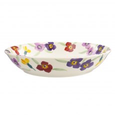 Wallflower Border Medium Pasta Bowl