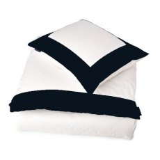 Lexington Authentic Sateen With Frame Pillowcase White/Blue