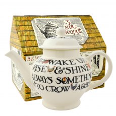 Hen & Toast 3 Mug Teapot Boxed
